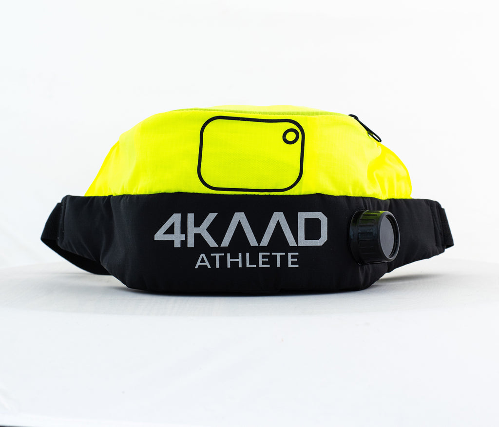 4KAAD Thermobelt LED sort og gul – i bruk
