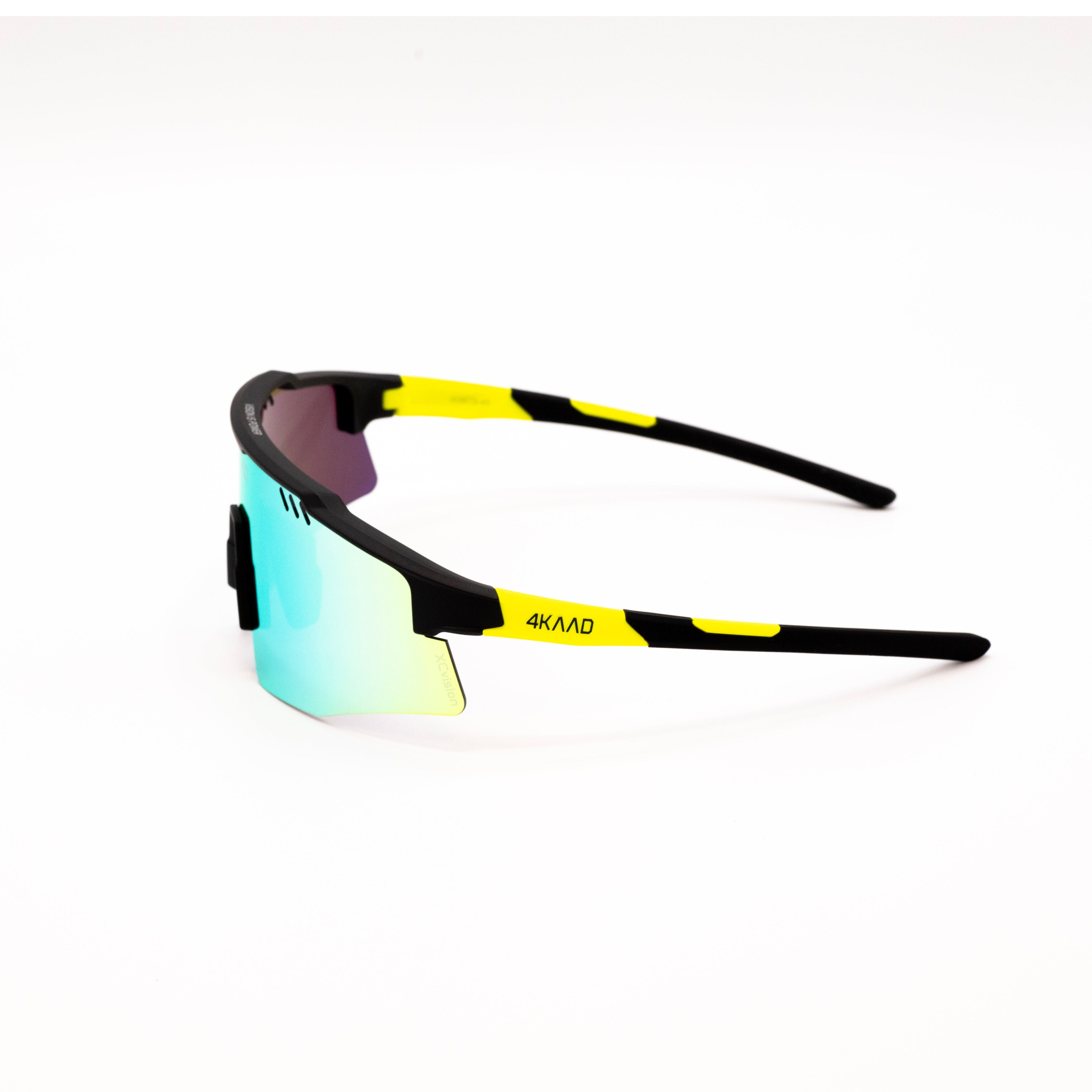 MIRADOR AEROLITE 2 sportsbriller, svart gul, forfra