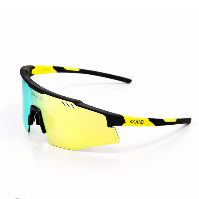 MIRADOR AEROLITE 2 sportsbriller, svart gul med gull speilglass