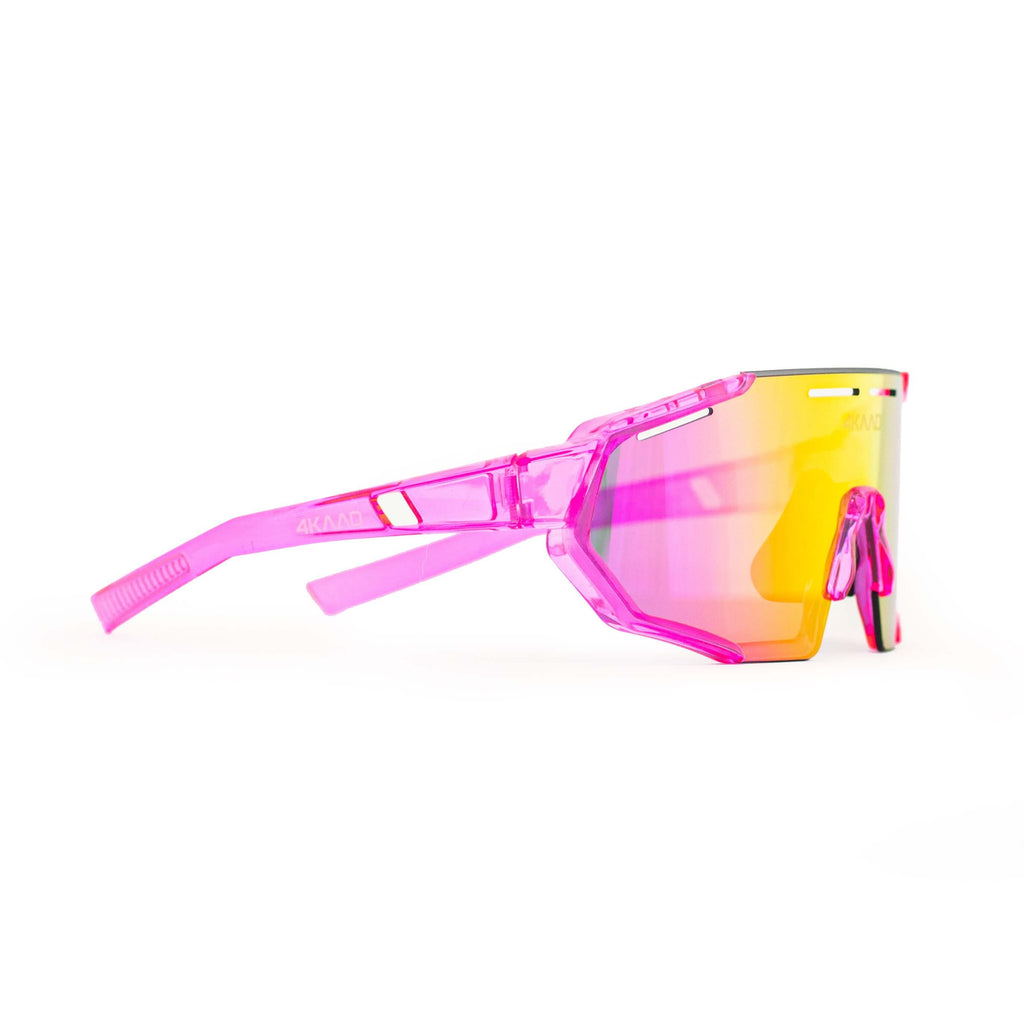 BEAT EDGE sportsbriller rosa/klar, sidevinkel
