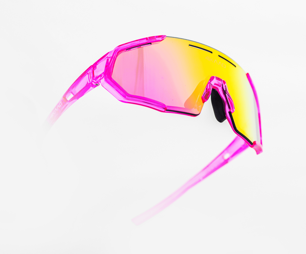 BEAT EDGE sportsbriller rosa/klar, detaljbilde