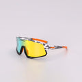 MIRADOR sportsbriller camo oransje speillinse
