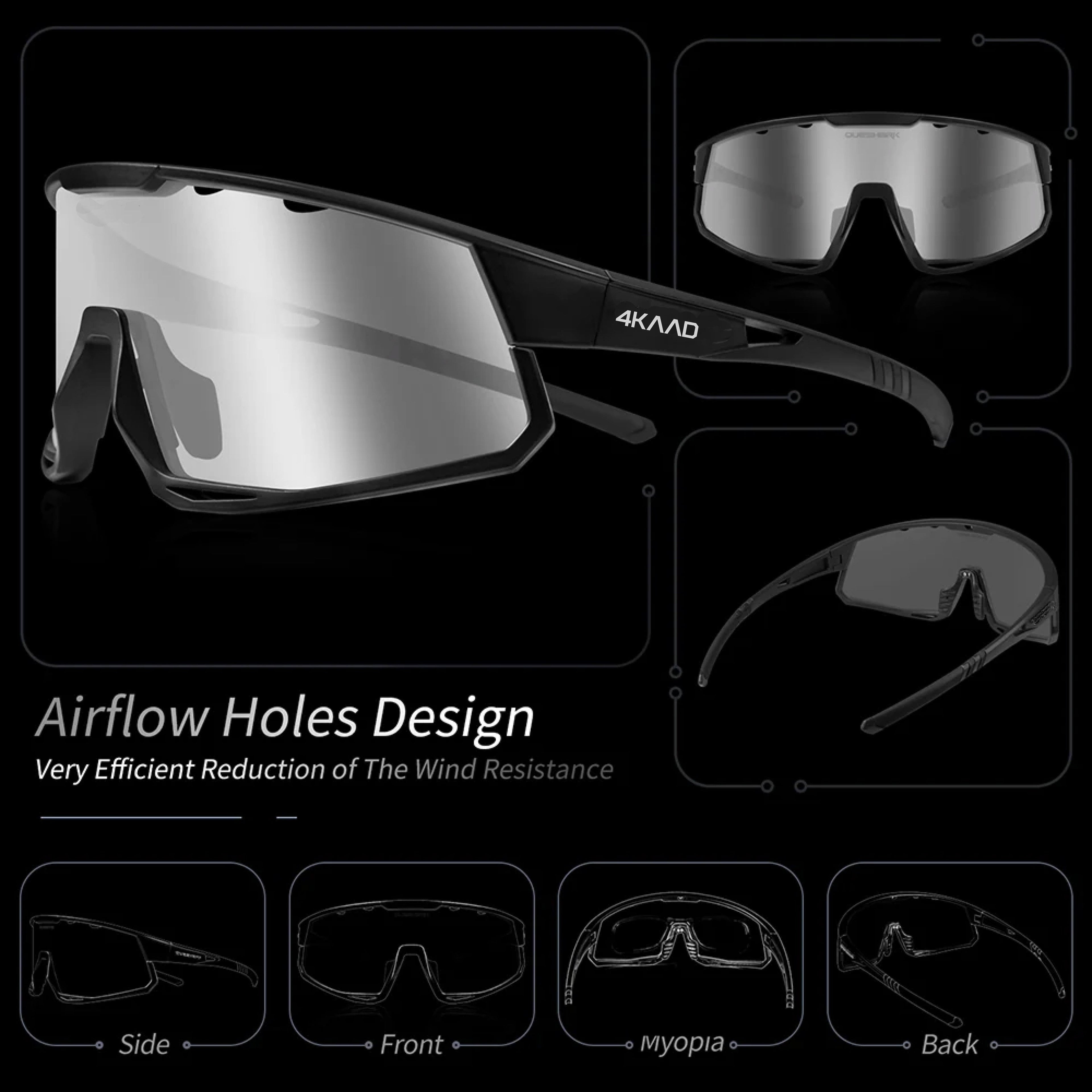 MIRADOR sportsbriller transparent matt – helbilde