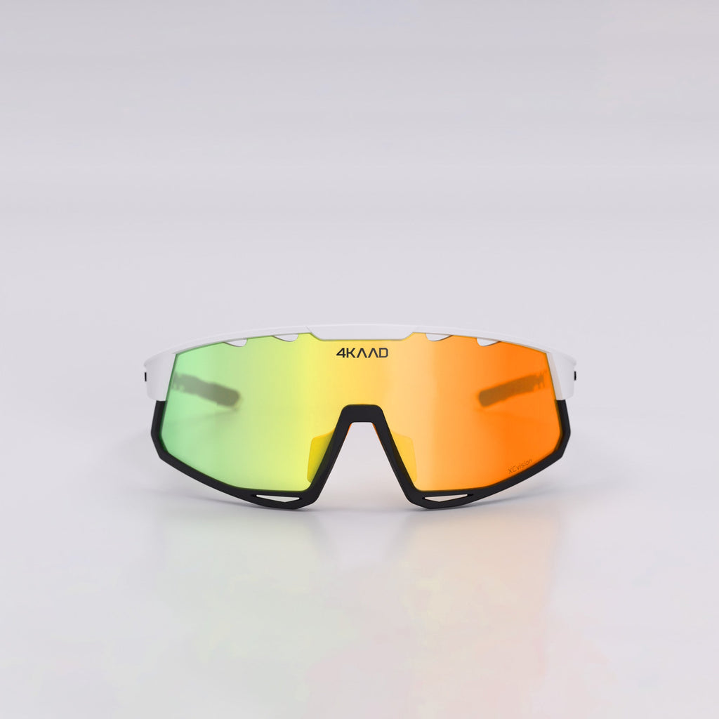 MIRADOR sportsbriller hvit gull, forfra