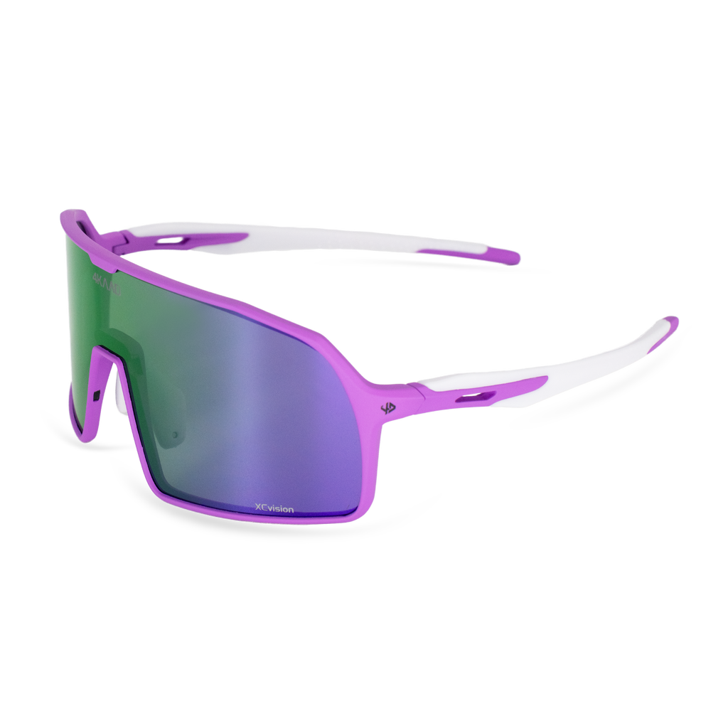 PULZA LIGHT sportsbriller, lilla speillinse