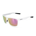 SUNSET SPORT solbriller, hvit matt/rosa