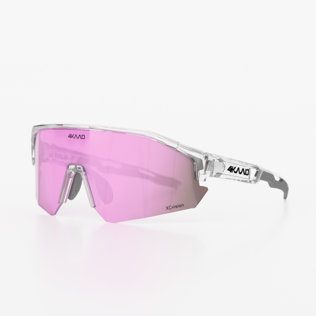 VOLARIC sportsbriller, klar/grå/rosa