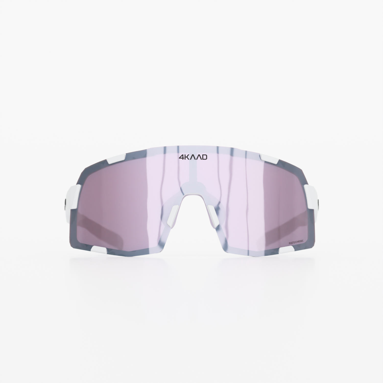 4KAAD AXENTO SPORT sportsbriller, hvit/rosa
