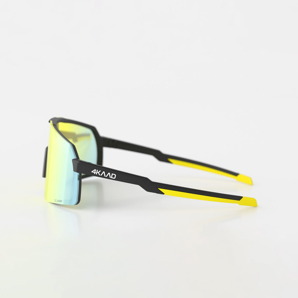 BEAT RACE solbriller svart gull speillinse – produktbilde 4