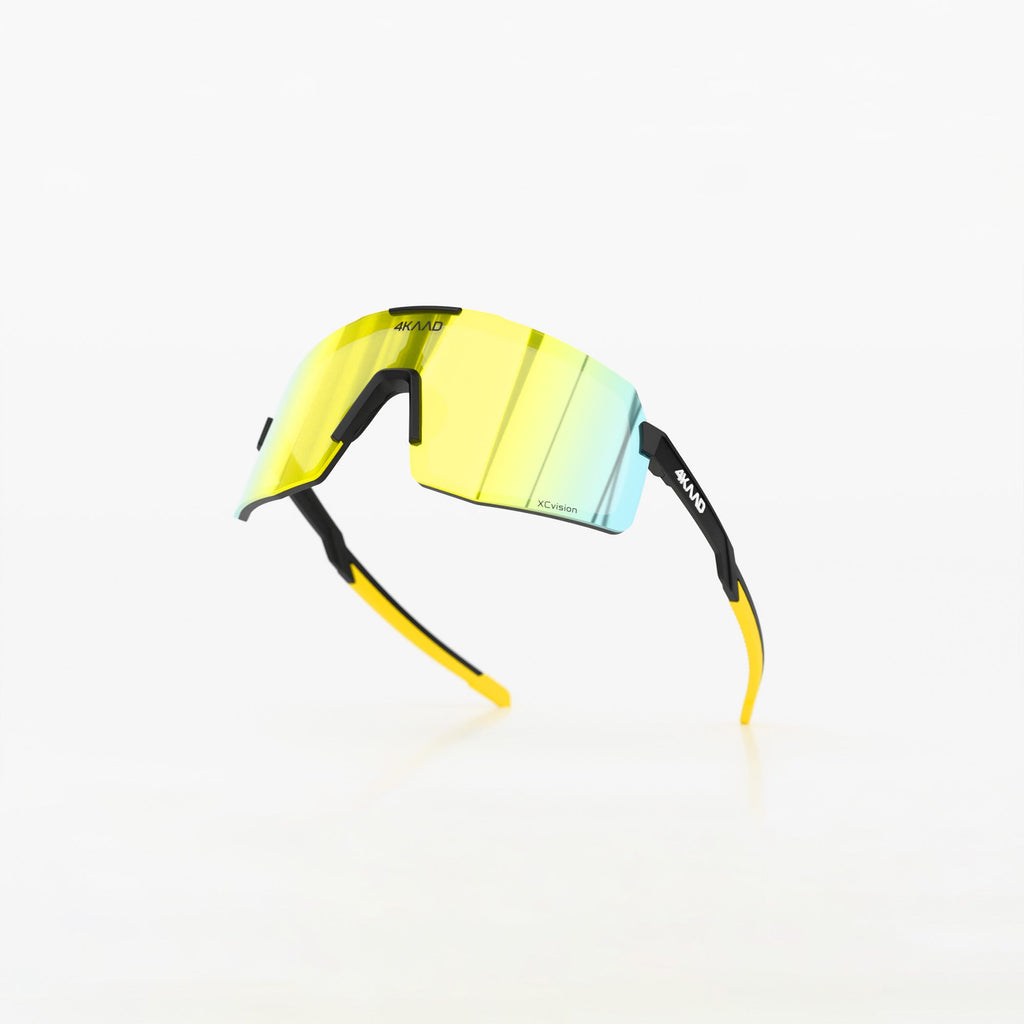 BEAT RACE solbriller svart gull speillinse – produktbilde 3