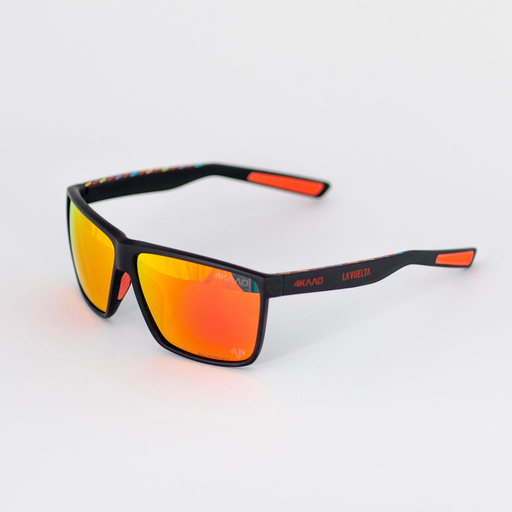 SUNSET SPORT La Vuelta solbriller svart rød – produktbilde 1