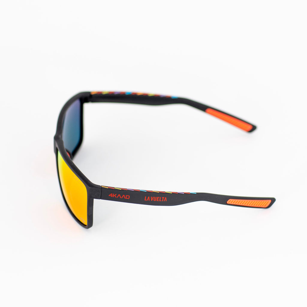 SUNSET SPORT La Vuelta solbriller svart rød – produktbilde 4